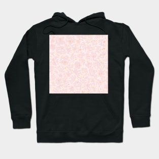 Abstract pink and peach organic shapes Hoodie